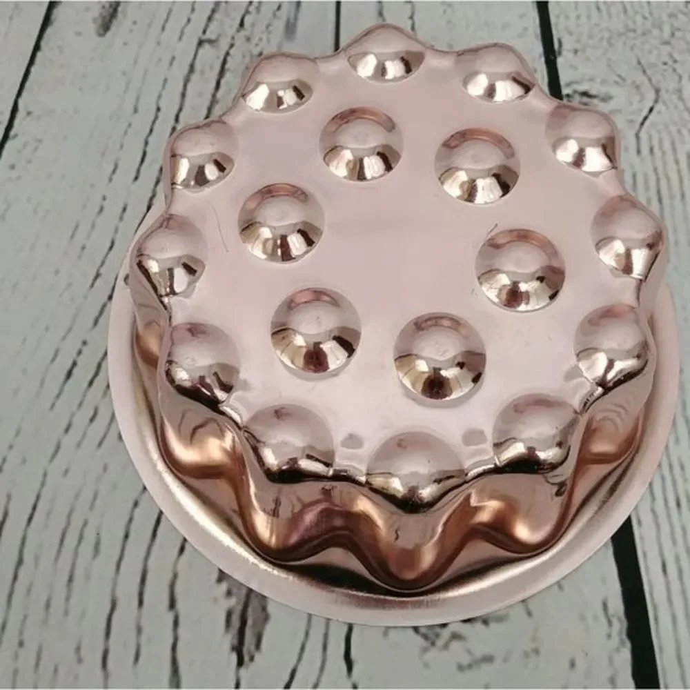 Vintage Copper‎ Round Dome Jello Mold